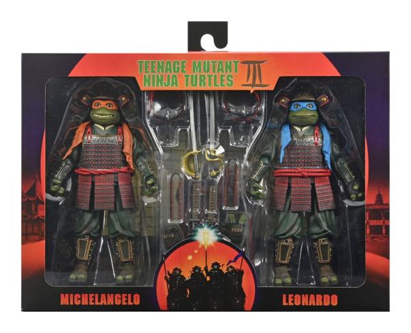 Teenage Mutant Ninja Turtles III Action Figure 2-Pack Leonardo & Michelangelo 18 cm 1