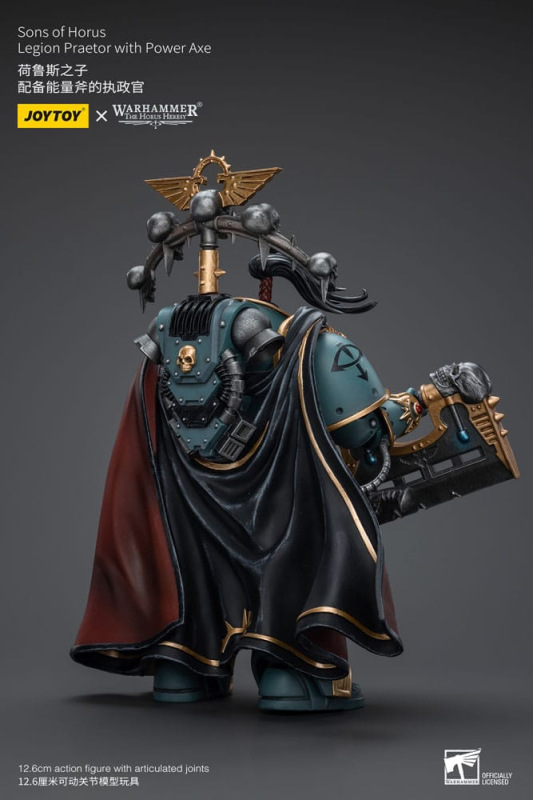 Warhammer The Horus Heresy Action Figure 1/18 Sons of Horus Legion Praetor with Power Axe 12 cm 2