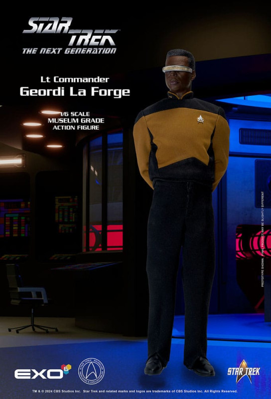 Star Trek: The Next Generation Action Figure 1/6 Lt. Commander Geordi La Forge (Essentials Version) 7