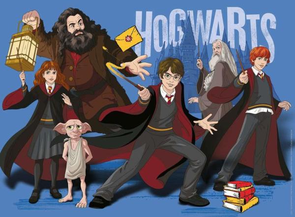 Harry Potter Children's Jigsaw Puzzle XXL Hogwarts Cartoon (300 pieces)