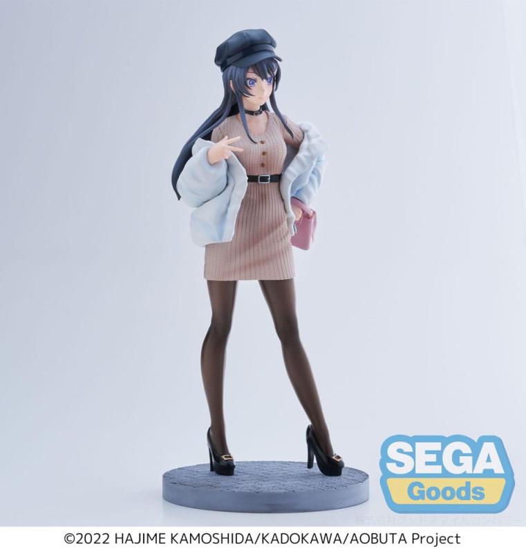 Rascal Does Not Dream of a Bunny Girl Senpai Luminasta PVC Statue Mai Sakurajima Casual Clothes Ver.