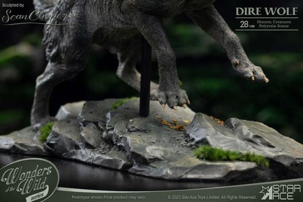 Wonders of the Wild Series Statue Dire Wolf 28 cm