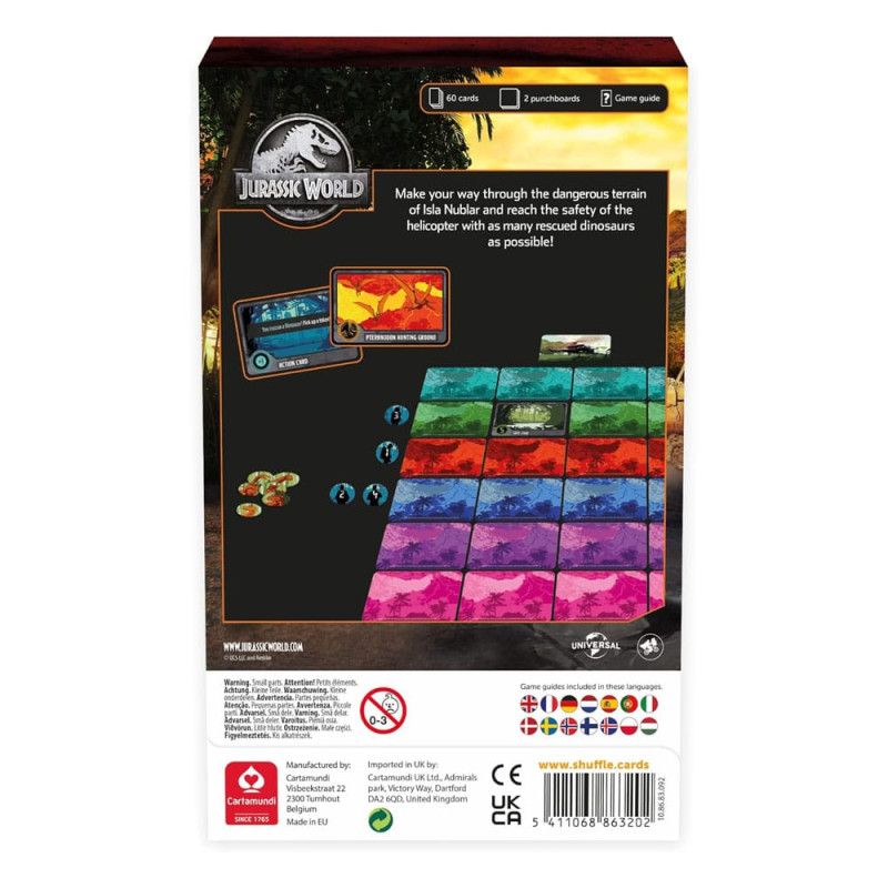 Jurassic World Shuffle Card Game Escape The Island 2