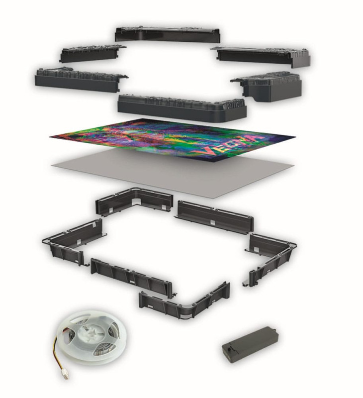 Stranger Things Metamorphic Art Collection Jigsaw Puzzle with Light-Up Effect Vecna (520 pieces) 6