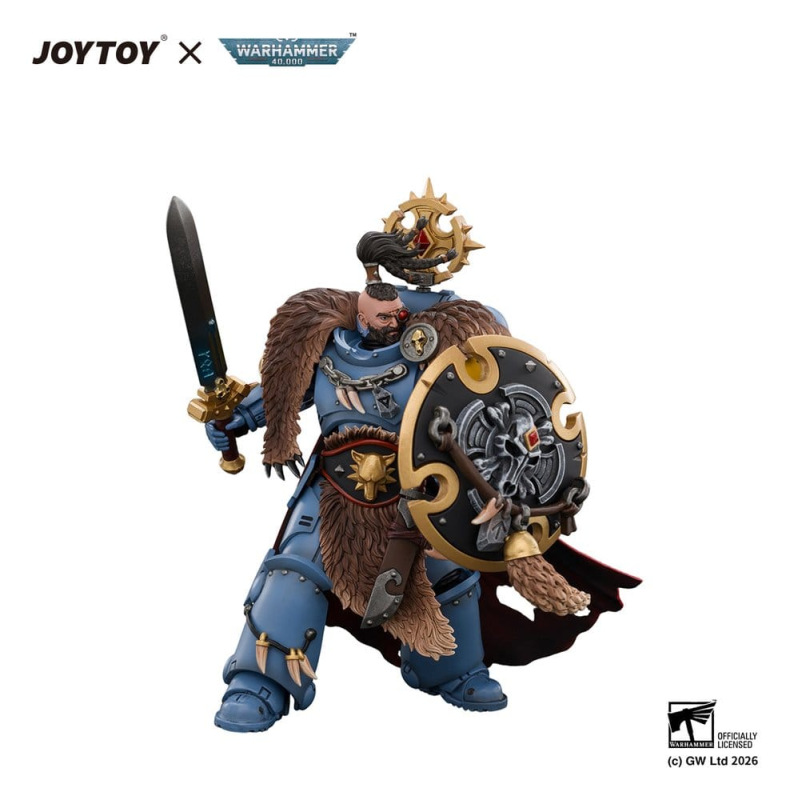 Space Marine Action Figure Space Wolves Wolf Guard Battle Leader 12 cm 2
