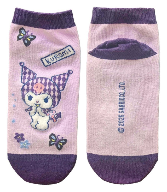 Sanrio Socks Kuromi Japanese Short 36-40
