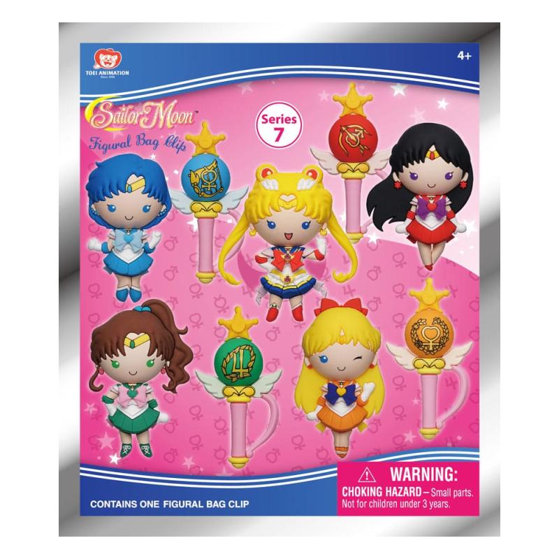 Sailor Moon 3D PVC Bag Clips Series 7 Display (24)