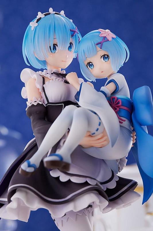 Re:Zero Starting Life in Another World PVC Statue 1/7 Rem & Childhood Rem 23 cm