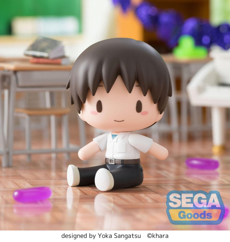 Evangelion: New Theatrical Edition Fuwa Petit Chibi Figure Shinji 8 cm 6