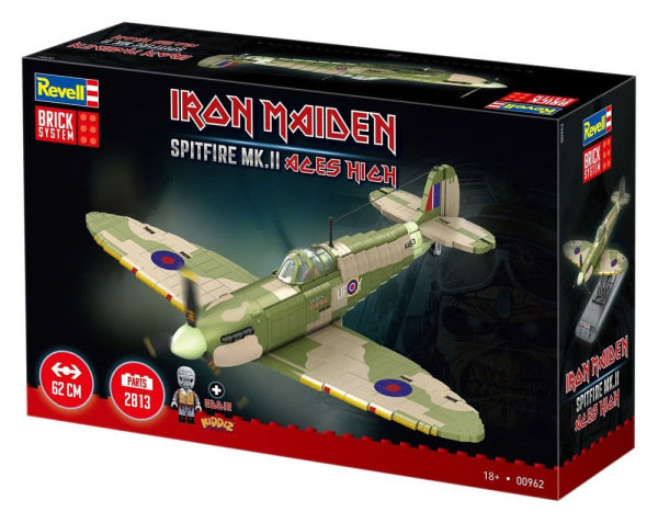Iron Maiden Brick System Construction Kit Set Spitfire MK.II Aces High 58 cm 2