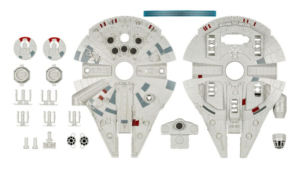 Star Wars Model Kit 1/164 Millennium Falcon 21 cm 5