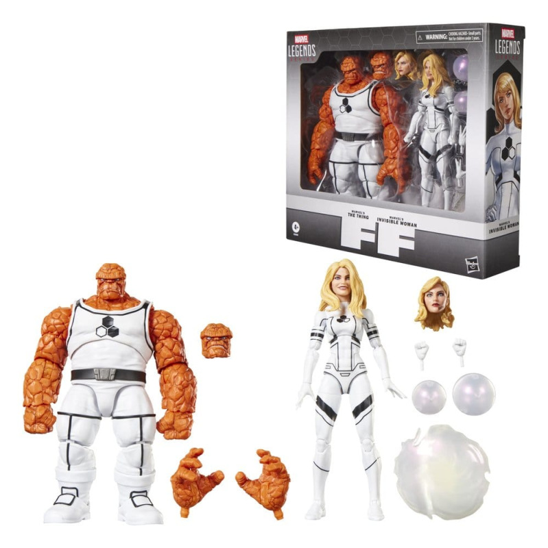 Future Foundation Marvel Legends Action Figure 2-Pack The Thing & Invisible Woman 15 cm 2