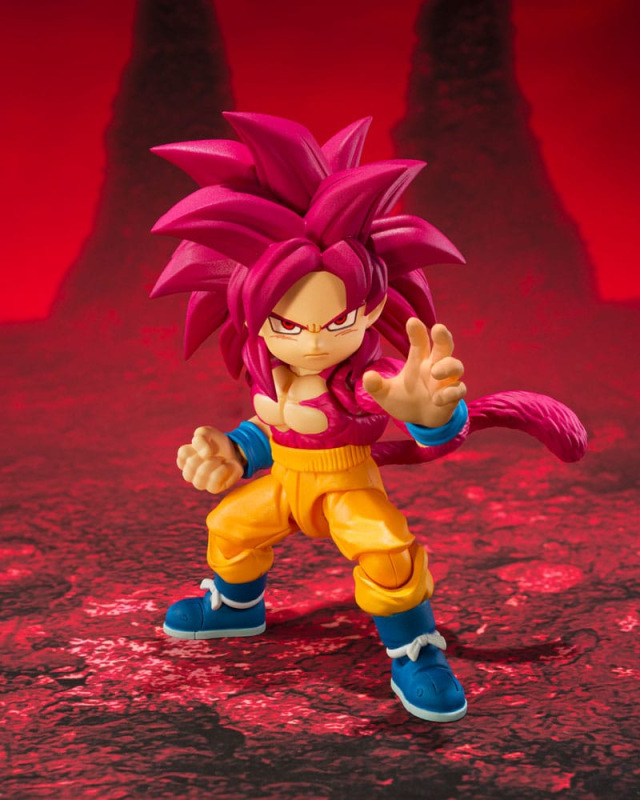 Dragon Ball Daima S.H.Figuarts Action FigureSuper Saiyan Level 4 Son Goku (mini) 8 cm 1