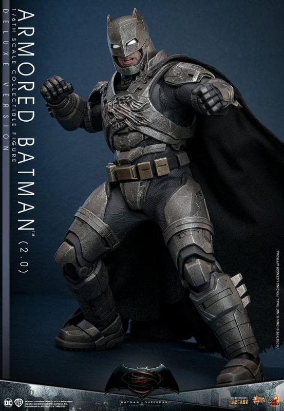 Batman v Superman: Dawn of Justice Movie Masterpiece Action Figure 1/6 Armored Batman 2.0 (Deluxe Ve