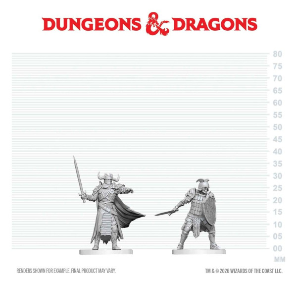 Dungeons & Dragons Nolzur's Marvelous Miniatures Unpainted Miniature Death Knight & Death Knight Asp 1