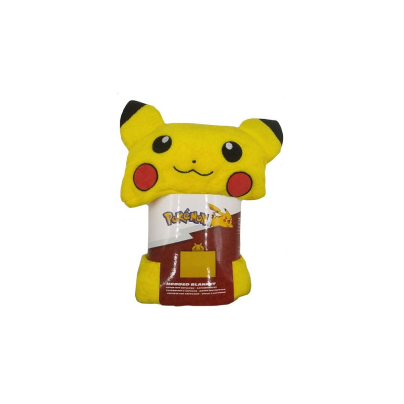 Pokémon Coral Hooded Blanket Pikachu 120 x 150 cm 3