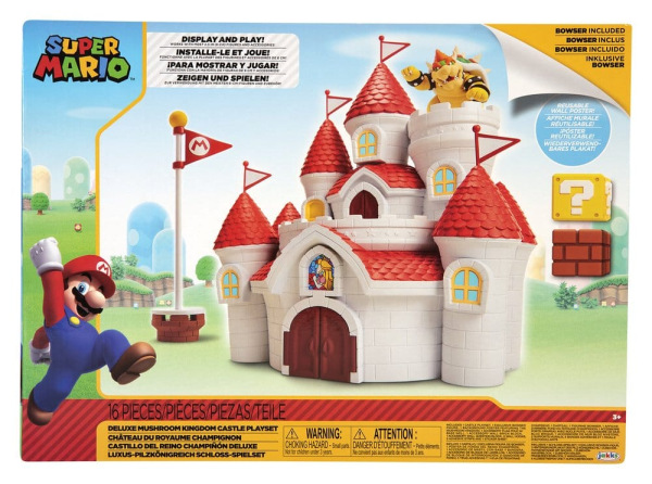 World of Nintendo Playset Super Mario Mushroom Kingdom Castle 3
