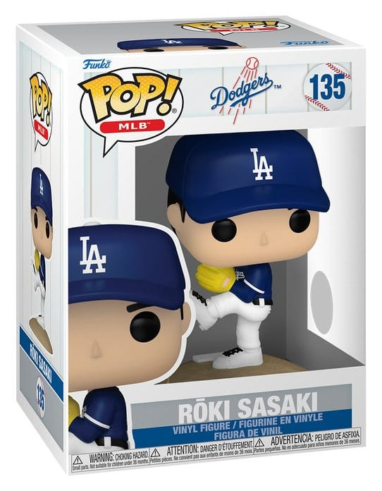 MLB POP! Vinyl Figure Dodgers- Roki Sasaki 9 cm 1
