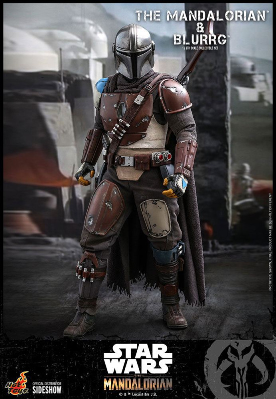 Star Wars The Mandalorian Action Figure 2-Pack 1/6 The Mandalorian & Blurrg 37 cm 12