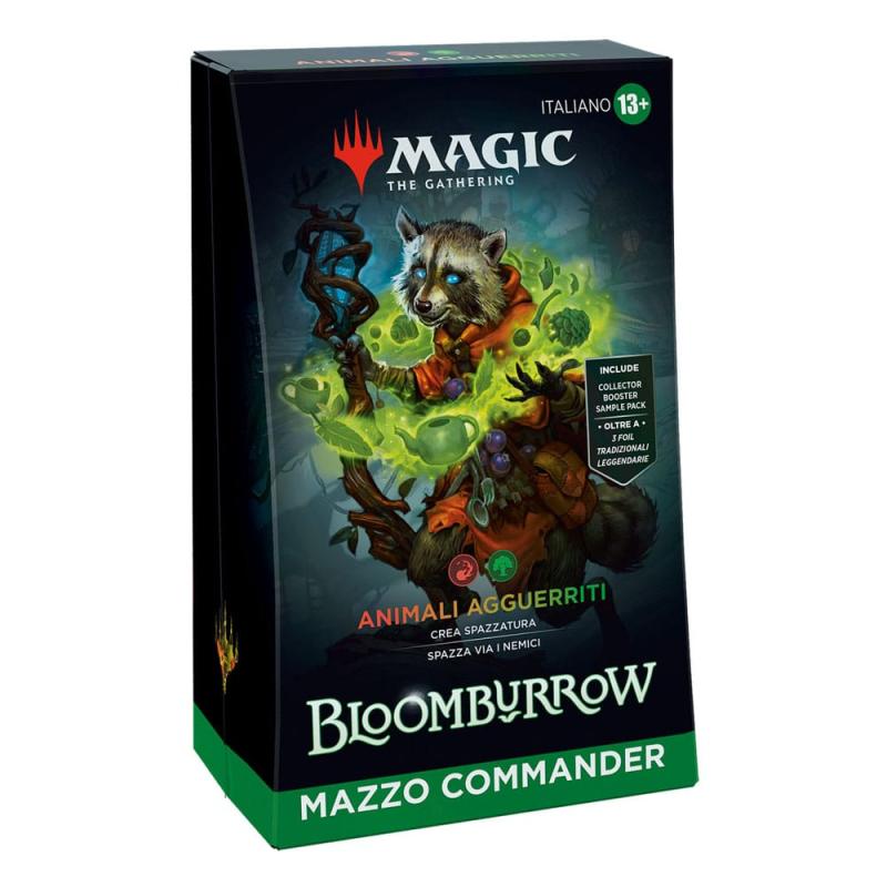 Magic the Gathering Bloomburrow Commander Decks Display (4) italian