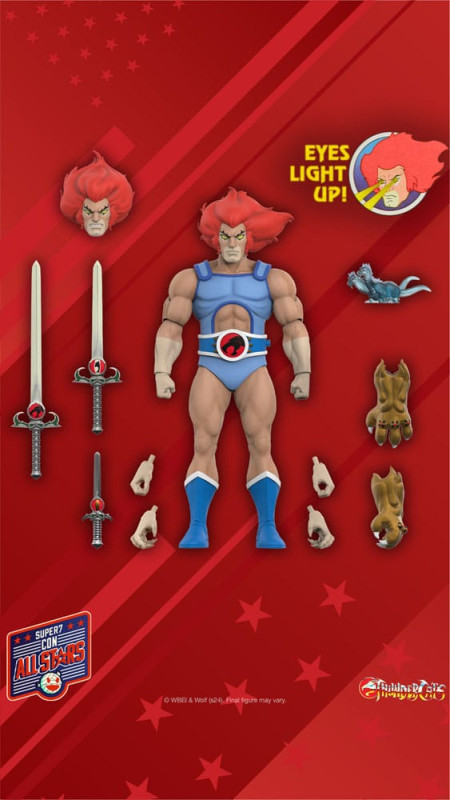 Thundercats Ultimates Action Figure Lion-O (LED Eyes) 18 cm 7