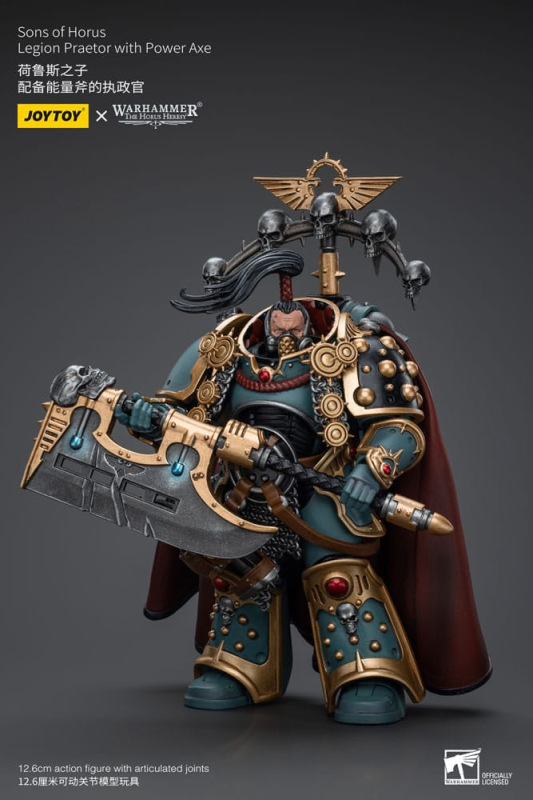 Warhammer The Horus Heresy Action Figure 1/18 Sons of Horus Legion Praetor with Power Axe 12 cm 1