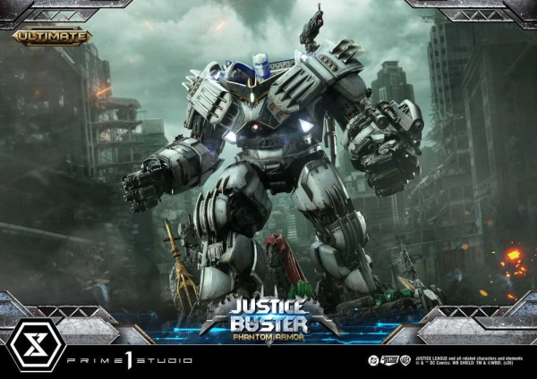 DC Comics Ultimate Museum Masterline Statue Justice Buster: Phantom Armor (Design By Josh Nizzi) Ult 3