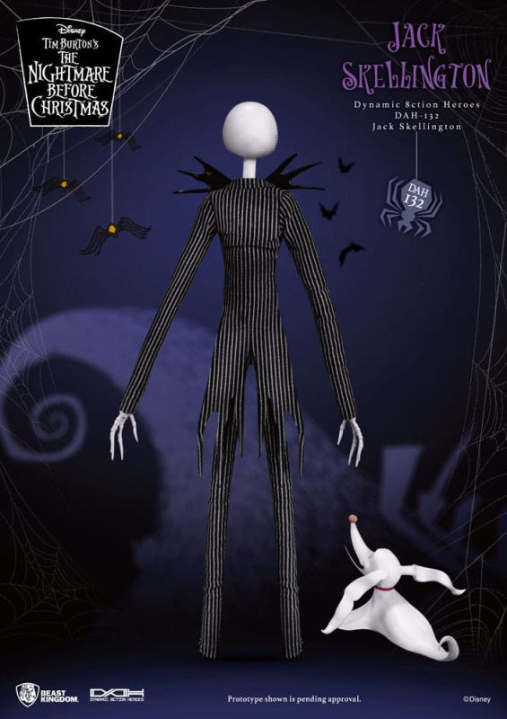 Nightmare before Christmas Dynamic 8ction Heroes Action Figure 1/9 Jack 21 cm 3
