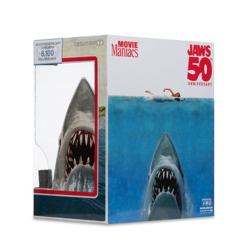 Jaws Movie Maniacs PVC Statue Jaws (50th Anniversary) 16 cm 8