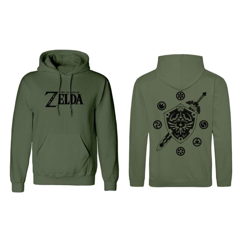 The Legend of Zelda Hooded Sweater Logo And Shield
