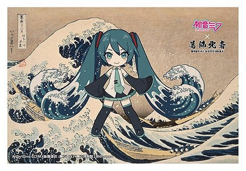 Hatsune Miku x Katsushika Hokusai iXima Postcard A/B/C/D/E/F/G/H Assortment (10) 7