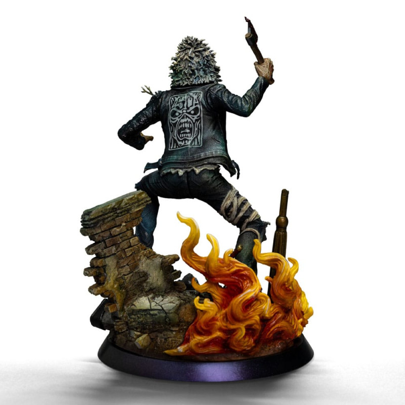 Iron Maiden Art Scale Statue 1/10 Eddie 50th Year Anniversary 22 cm 3