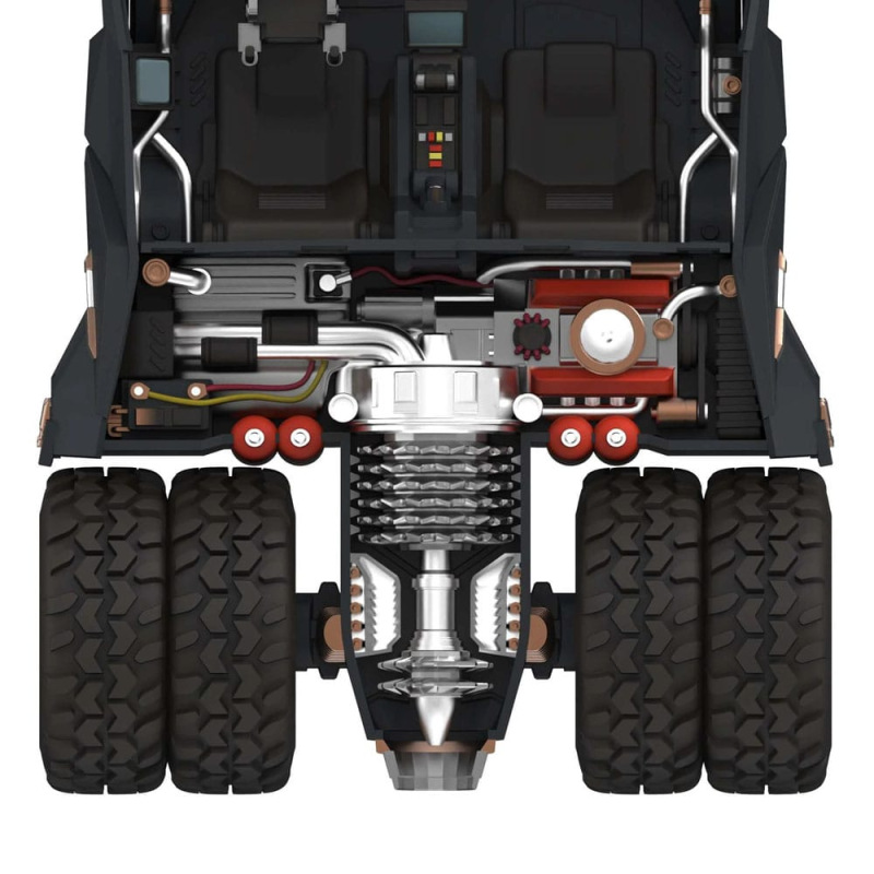 Batman 1989 Super Cyborg Vehicle Batmobile Tumbler (Full Color) 33 cm 7