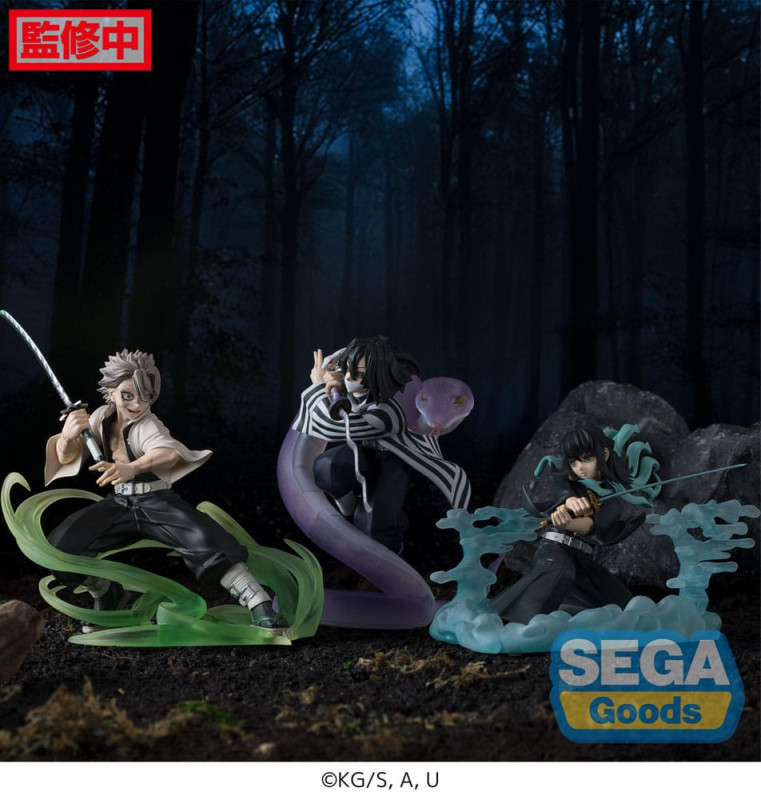 Demon Slayer: Kimetsu no Yaiba Xross Link Anime PVC Statue Obanai Iguro Hashira Training Arc 14 cm 4