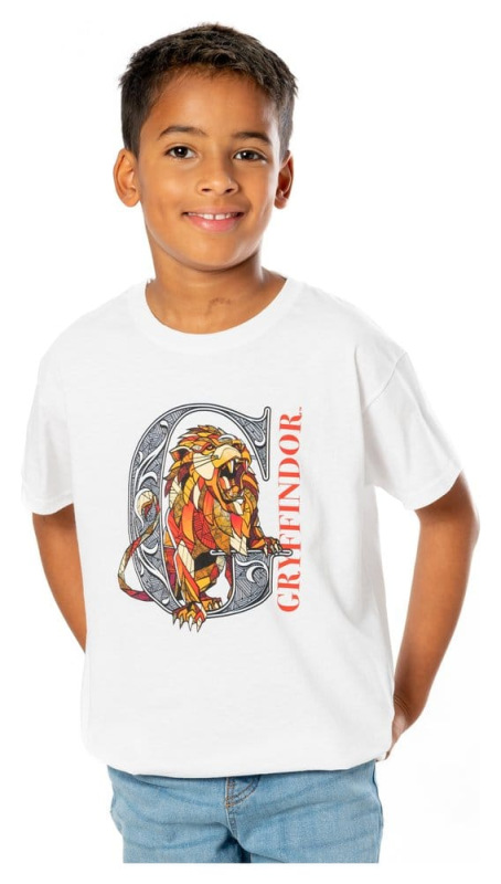 Harry Potter Kids T-Shirt Gryffindor Mosaic Size 12-13 1