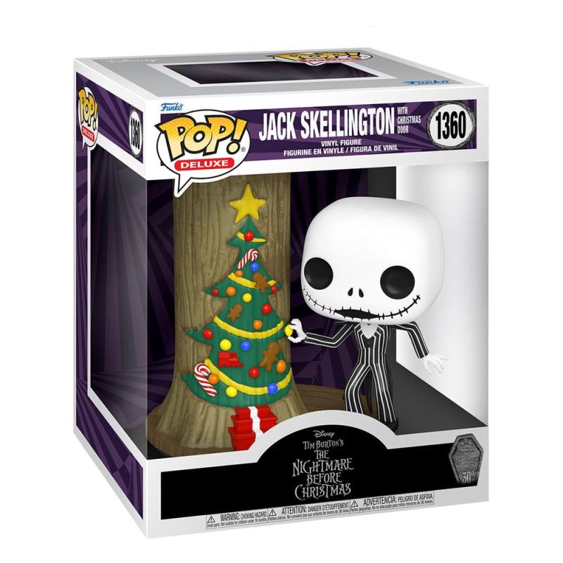 Nightmare before Christmas 30th POP! Deluxe Vinyl Figure Jack w/C.Town Door 9 cm 1