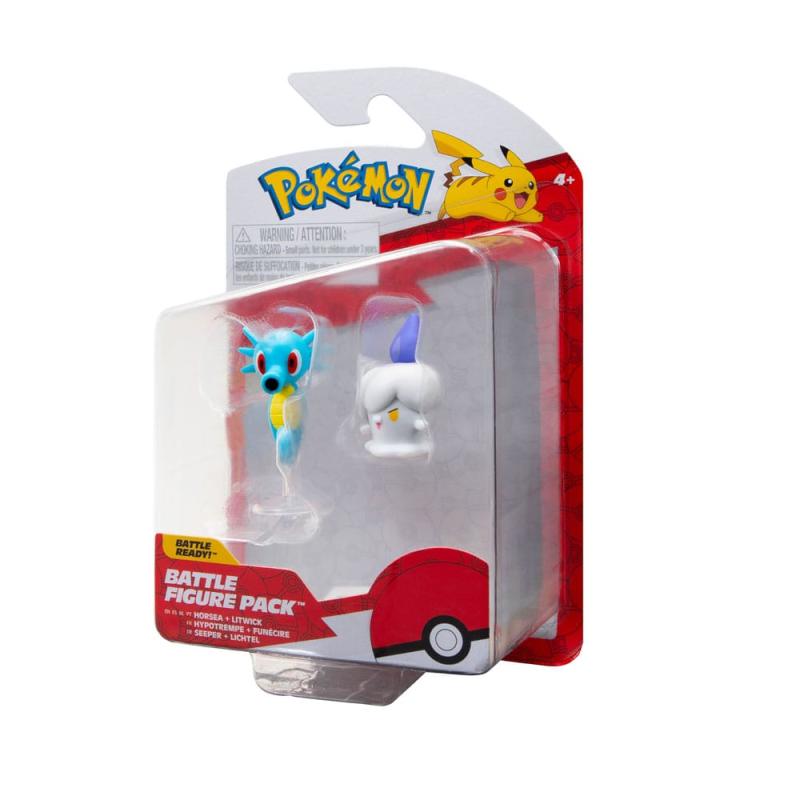 Pokémon Battle Figure Set Figure 2-Pack Litwick, Horsea