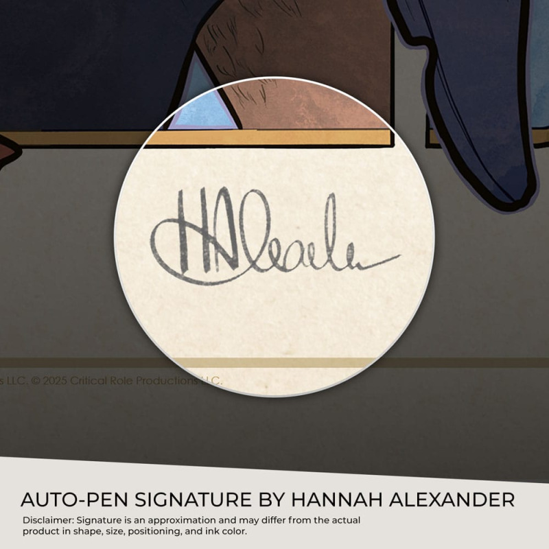 Critical Role Art Print Marisha Ray: 10th Anniversary Art Nouveau Illustrations 46 x 28 cm - unframe 2