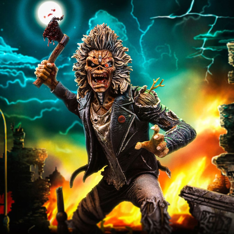 Iron Maiden Art Scale Statue 1/10 Eddie 50th Year Anniversary 22 cm 5