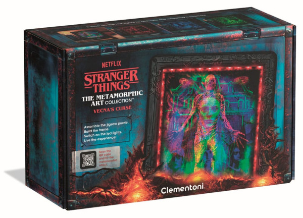 Stranger Things Metamorphic Art Collection Jigsaw Puzzle with Light-Up Effect Vecna (520 pieces) 1