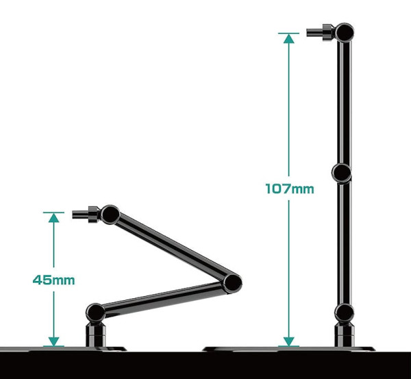 The Simple Stand Mini Nendoroid More for Mini Figures & Models mini Black 4er-Pack 10