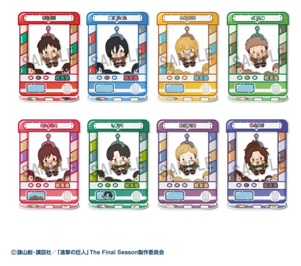 Attack on Titan Acrylic Figure Chara Catcher 9 cm Blind Box Display (8)