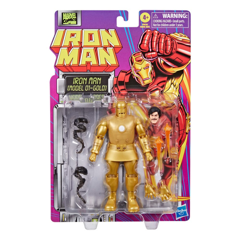 Iron Man Marvel Legends Action Figure Iron Man (Model 01-Gold) 15 cm 7