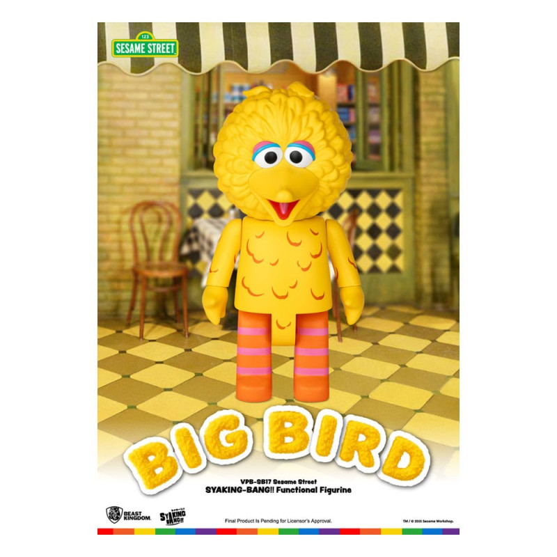 Sesame Street Syaking Bang Series PVC coin bank Big Bird 49 cm 4