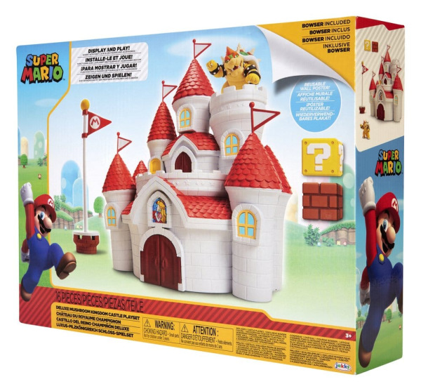 World of Nintendo Playset Super Mario Mushroom Kingdom Castle 4