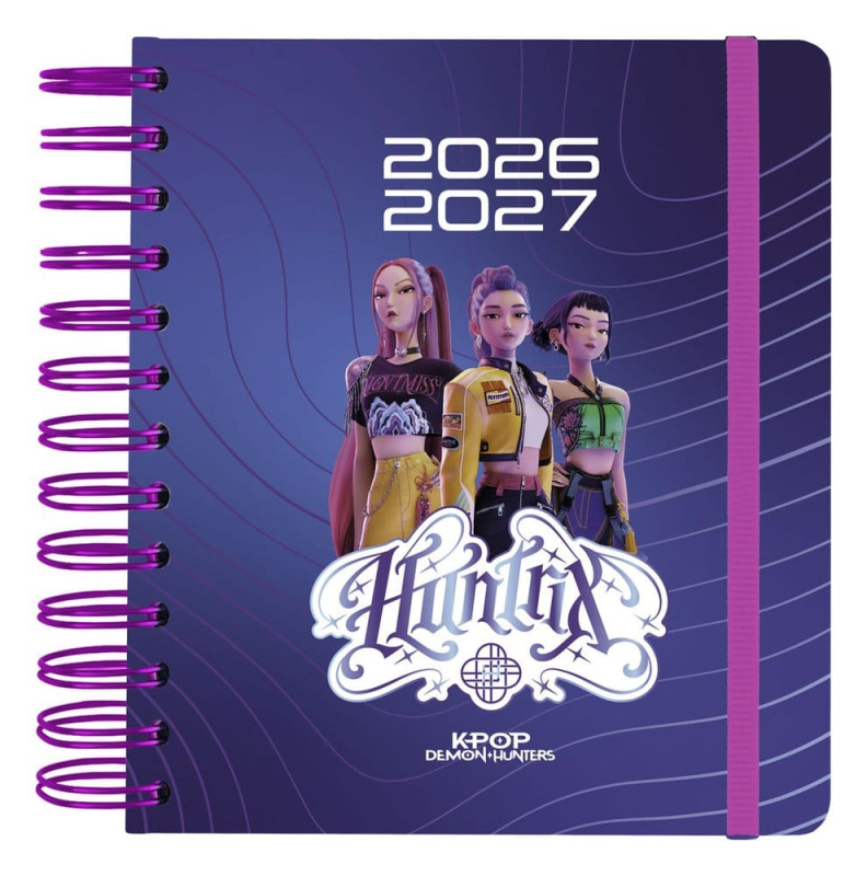 KPop Demon Hunters School Diary daily planner 2026/2027 A5