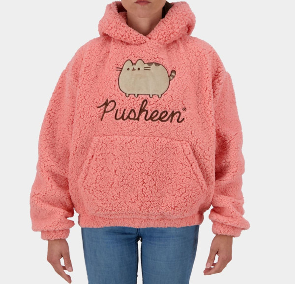 Pusheen Teddy Hooded Sweater Size L 1