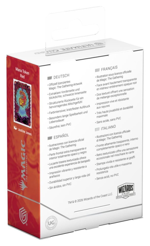 Ultimate Guard Art Sleeves Magic: The Gathering "Mana Token" - Mountain 2