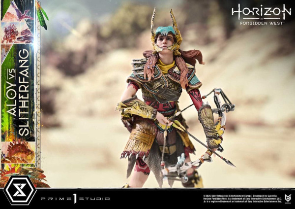 Horizon Forbidden West Ultimate Diorama Masterline Series Statue Aloy vs. The Slitherfang 82 cm 8