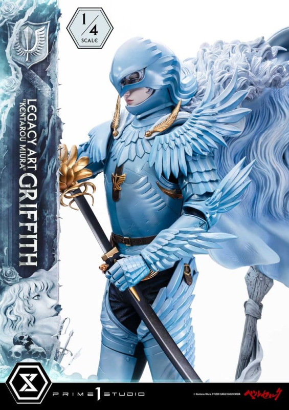 Berserk Legacy Art "Kentarou Miura" Statue 1/4 Griffith 93 cm 13